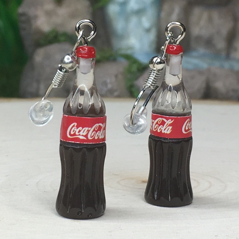 Coca Cola Bottle Earrings - Picture 6 of 8